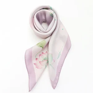 Lotus Silk Scarf
