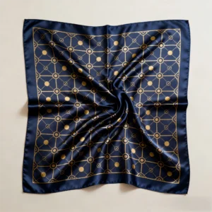 Single Sided Silk Scarf display