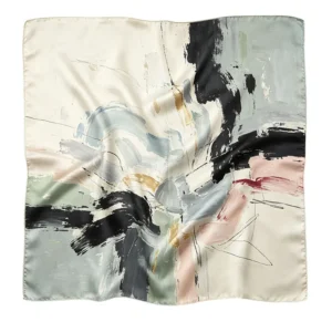 100% Real Silk Artist Scarf