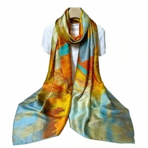 Abstract Artist Print Viscose Scarf
