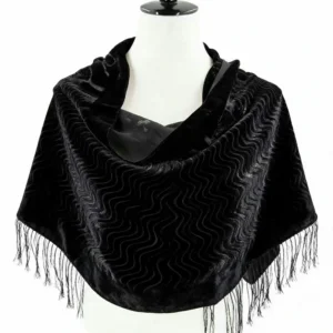 Belvet Pashmina Fringed Silk Scarf