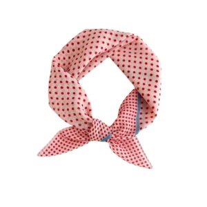 Cotton Linen Flaoral Pattern Neckerchief