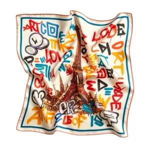 Digital Printing Satin Silk Scarf