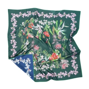 Double-Sided Pattern Print Scarf Wrap