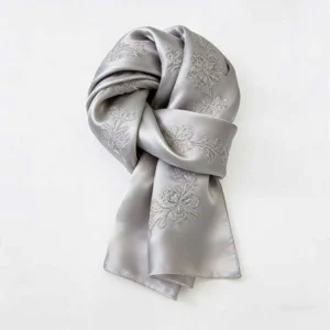 Embroidered Wool Pashmina Scarf