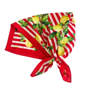 Floral Print Cotton Neckerchief