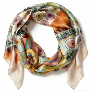 Infinity Polyester Silk Scarf