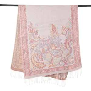 Large Tassel Jacquard Pashmina Scarf
