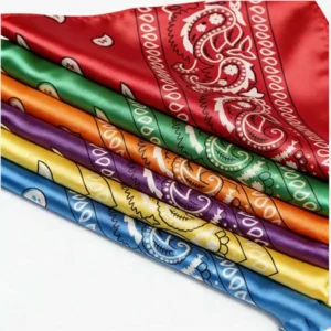 Paisley Bandana Custom Printed Cotton Neckerchief