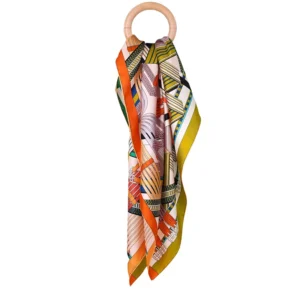 Print Silk Twill Square Scarf