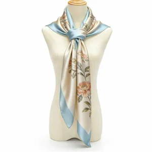 Pure Natural Silk Twill Head Scarf