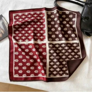 Reversible Silk Wool Twill Scarf