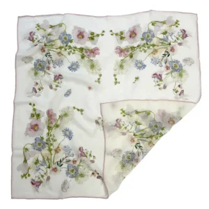 Reversible Silk Wool Twill Scarf