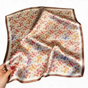 Silk Colorful Floral Printing Silk Scarf