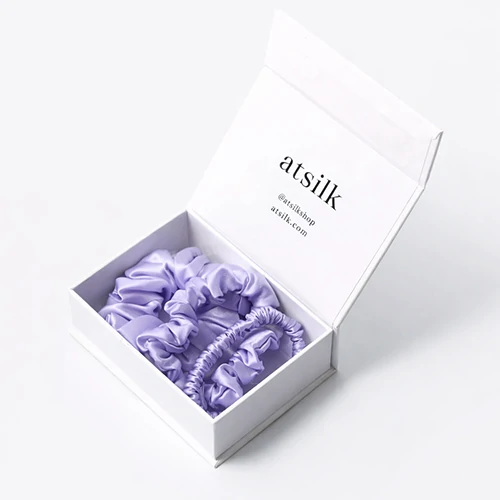 Silk Scrunchie Label & Packaging