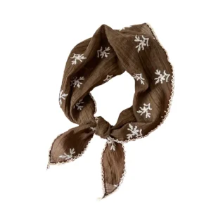 Triagle scarf lace coton neckerchief