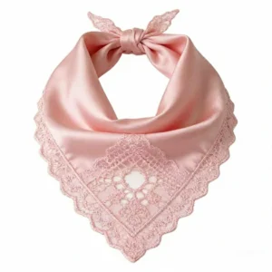Triangle Scarf Lace Cotton Neckerchief