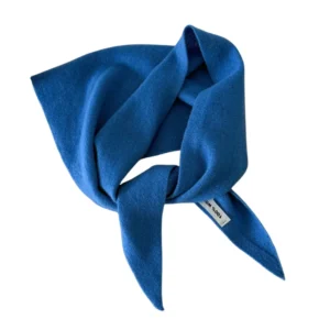 Wool Souble Layer Geometric Knit Scarf