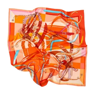 twill silk scarf