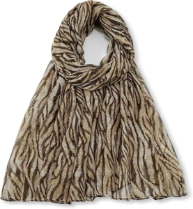 Multi-Color Crepe Chiffon Long Scarf
