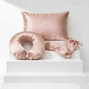 6A Grade Mulberry Silk U-Shaped Pillow Set