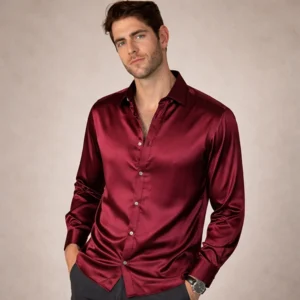 Artisan’s Mens Silk Maroon