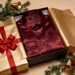Button Down Silk Shirt Mens Gift Edition