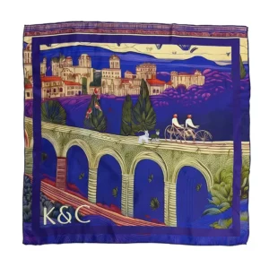Designer Fashion Head Hair Silk Scarf