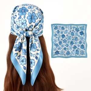 Designer Silk Head Scarf