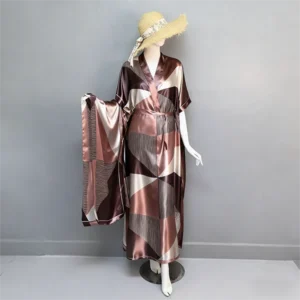 Designer Silk Robe