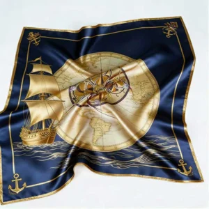 Digital Printing Logo Picture Foulard Head Scarf