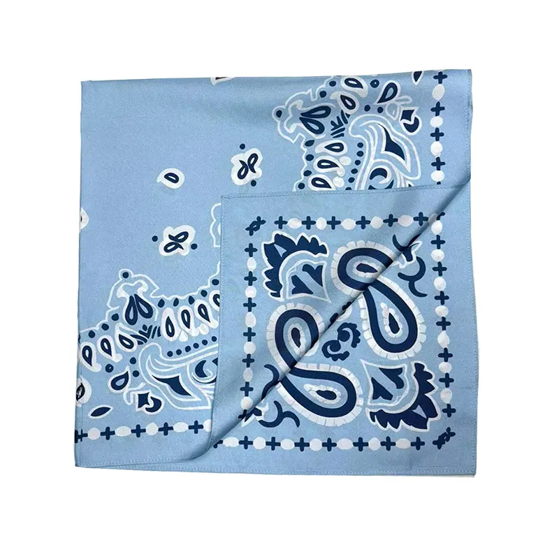 Custom Paisley Silk Bandana - Image 4