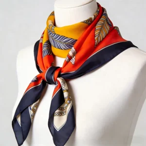 Double-Sided Printed Mulberry Silk Scarf