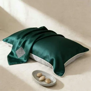 Envelope Style Solid Color Single Side Silk Pillow