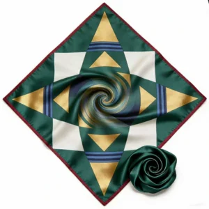 Fashion Design Digital Print Square Headscarf