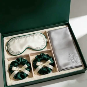 Fashionable Custom Travel Silk Pillowcase Set