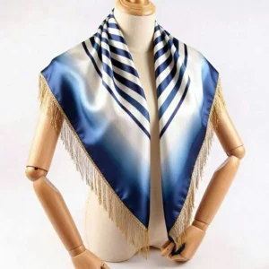 Hand Rolled Hemming Head Silk Scarves