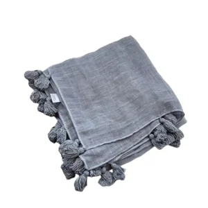 Infinity Women Hijab Cotton Tassel Headscarf 01 (1)