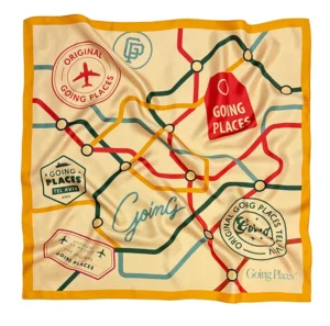 Luxury Custom Designer Silk Head Scarves