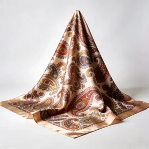 Large Paisley Silk Bandana