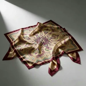 Luxury Designer Unique Satin Hair Scarf