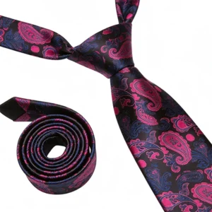 Luxury Men's Vintage Paisley Silk Soft Neck Tie