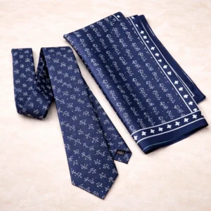 Luxury Monogram Silk Necktie
