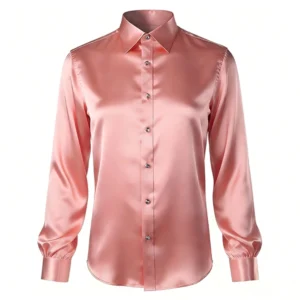 Mens Silk Satin Shirt Custom