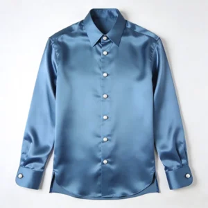 Mulberry Silk Button Down Shirt Mens