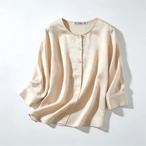 Mulberry Silk Crepe Shirt Womens