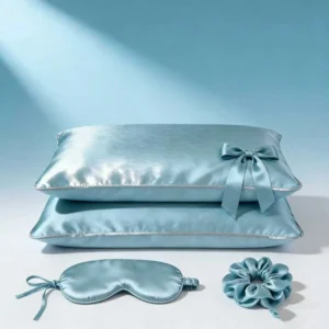 100% Natural Organic Mulberry Silk Satin Pillowcase Set