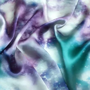 Pure Silk Custom Printed Pattern Fabric