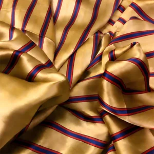 Pure Silk Printed Satin Fabric