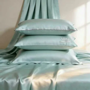 Satin Silk Pillow Case Cover With Hidden Zipper